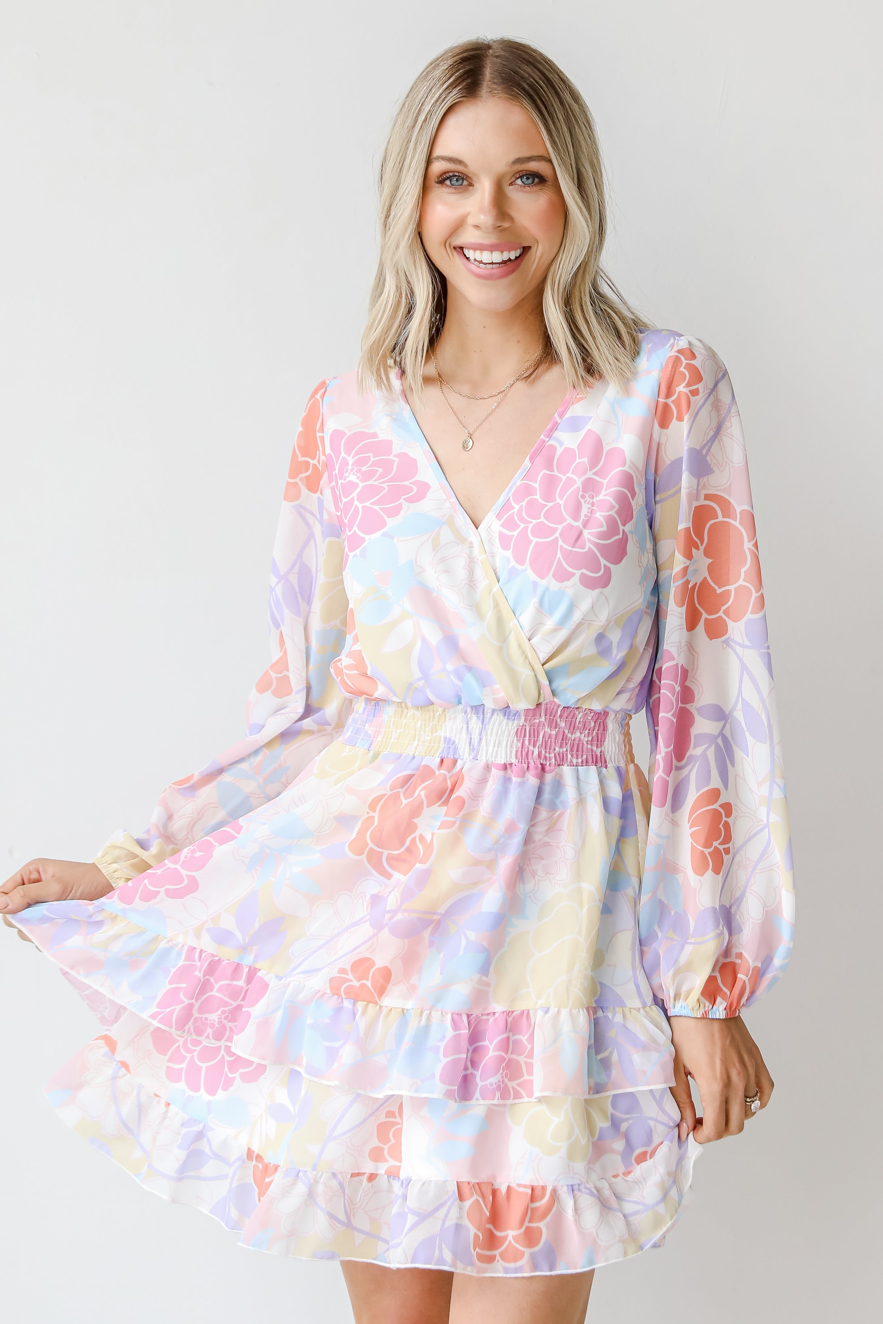 Floral Mini Dress from dress up