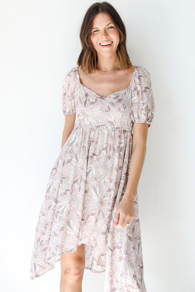 Floral Midi Dress from dress up