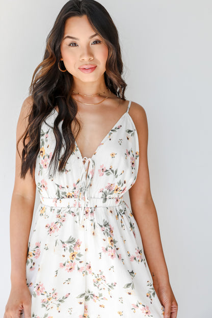 Floral Romper front view