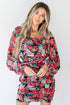 Floral Ruched Mini Dress