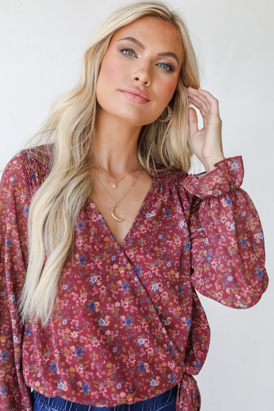 Growing On You Floral Blouse