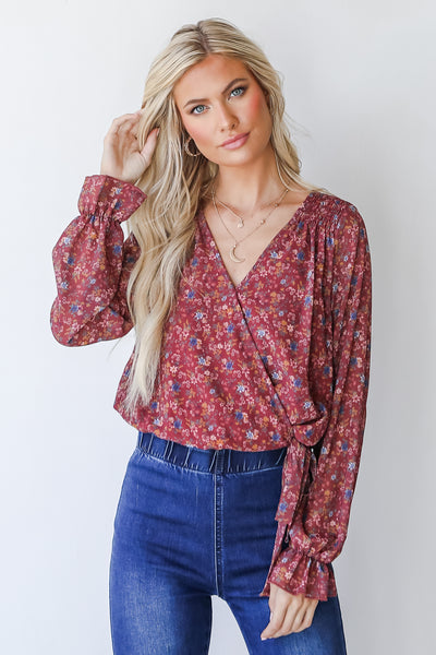 Growing On You Floral Blouse