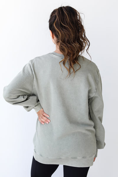 Free Bird Eagle Pullover back view