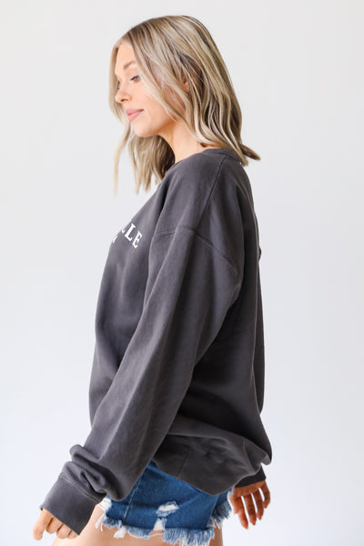 Charcoal Gainesville Georgia Pullover side view