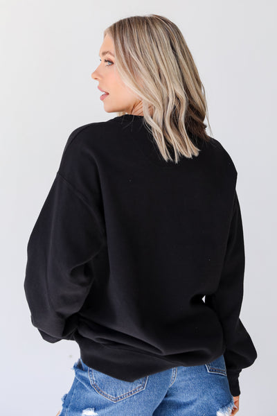 Black Gainesville Pullover back view