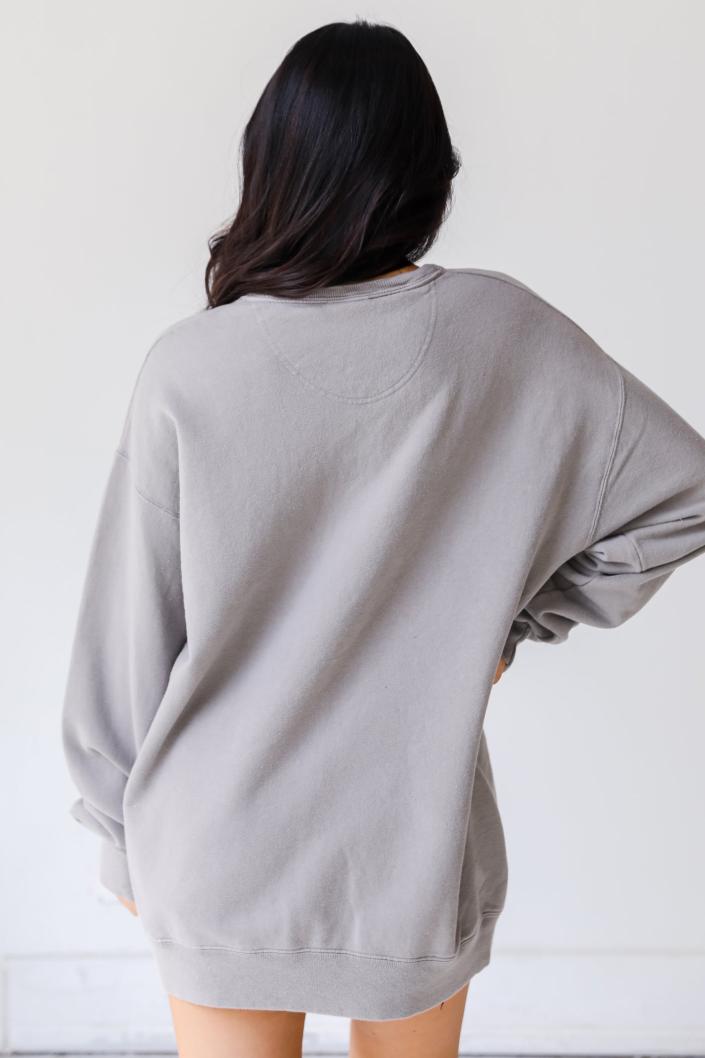 Grey Gainesville Georgia Pullover back view