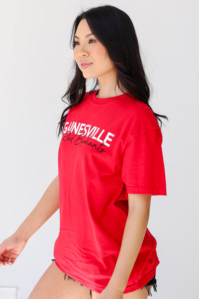 Gainesville Red Elephants Tee side view