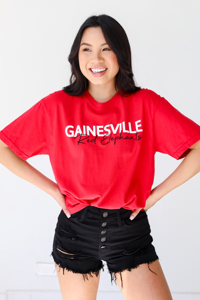 Gainesville Red Elephants Tee front view