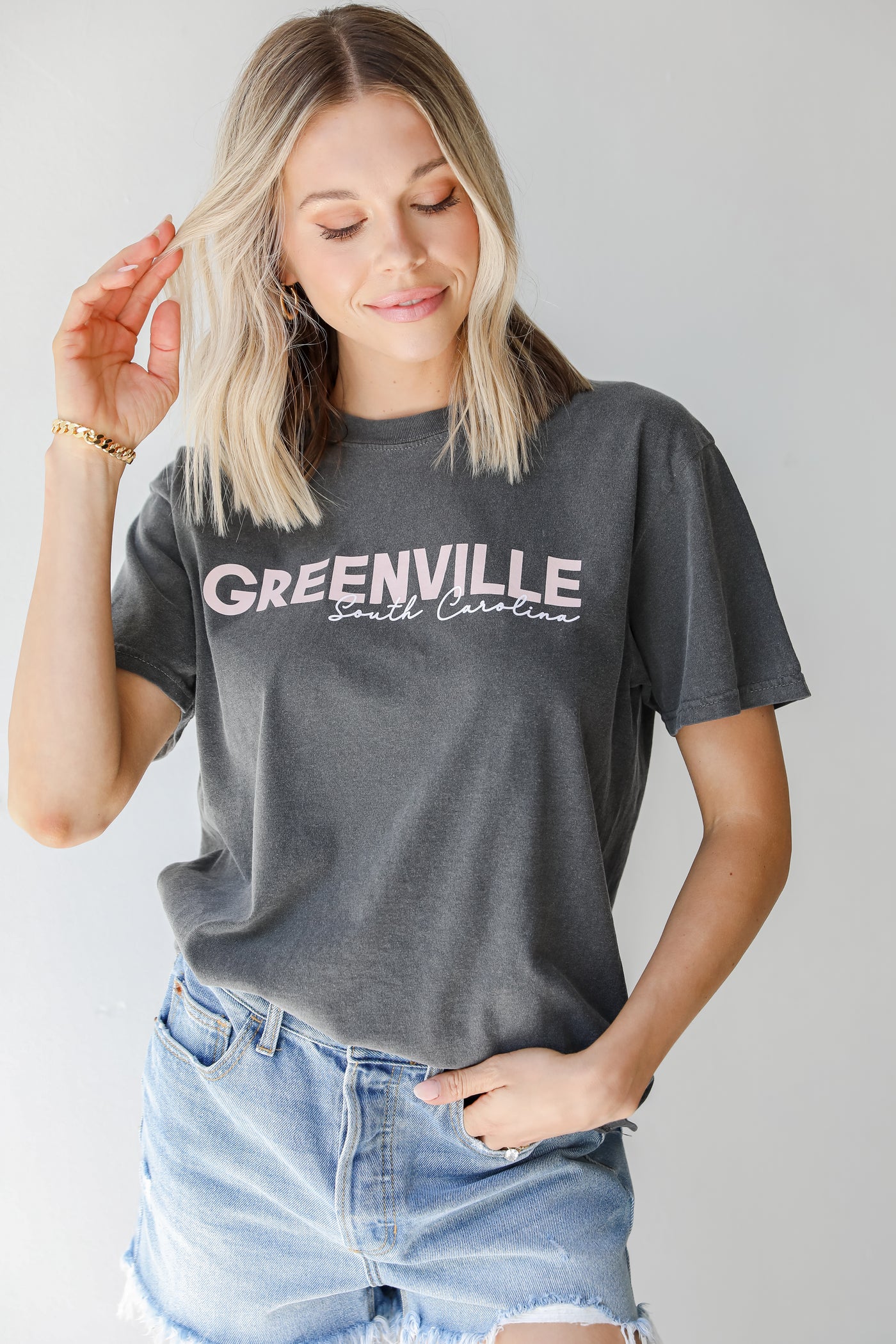 Charcoal Greenville South Carolina Tee from dress up