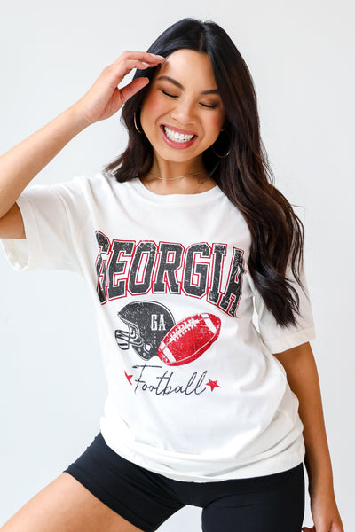 Georgia Football Graphic Tee on model