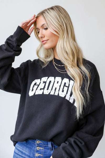 Black Georgia Pullover from dress up