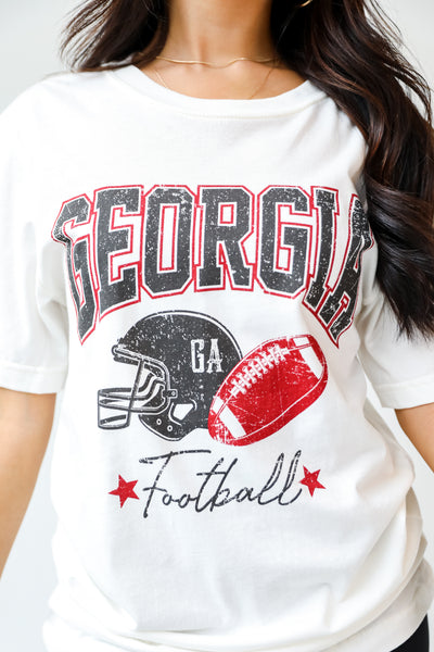 Georgia Football Graphic Tee close up