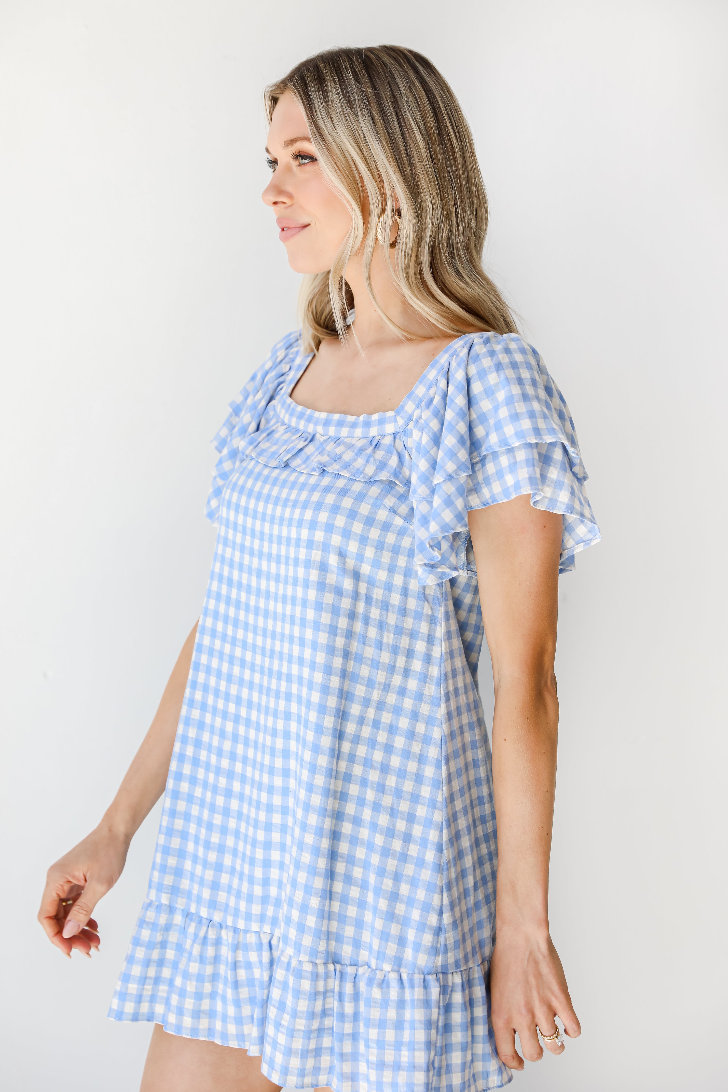 Gingham Mini Dress side view