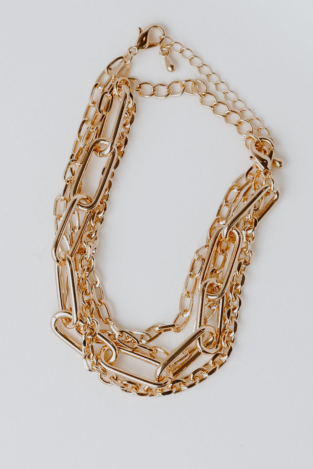 Gold Layered Chain Bracelet from dress up