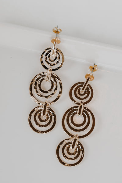 Gold Drop Earrings from dress up