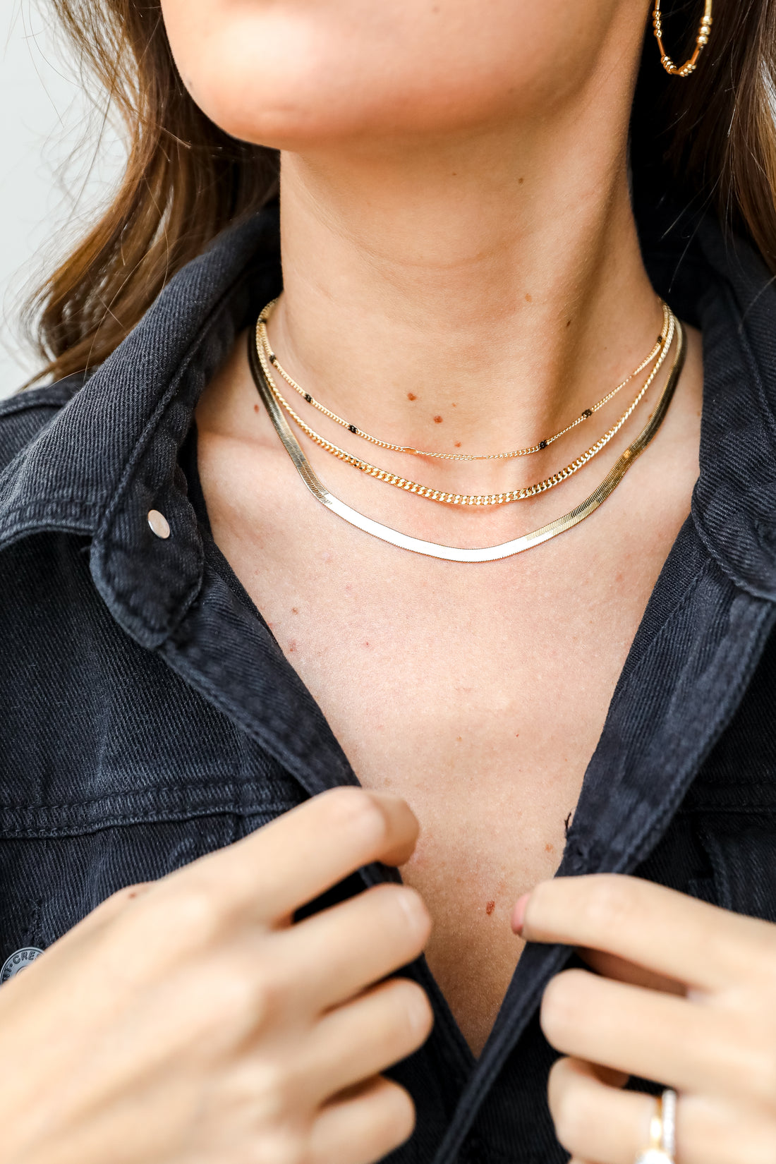 Gold Layered Chain Necklace