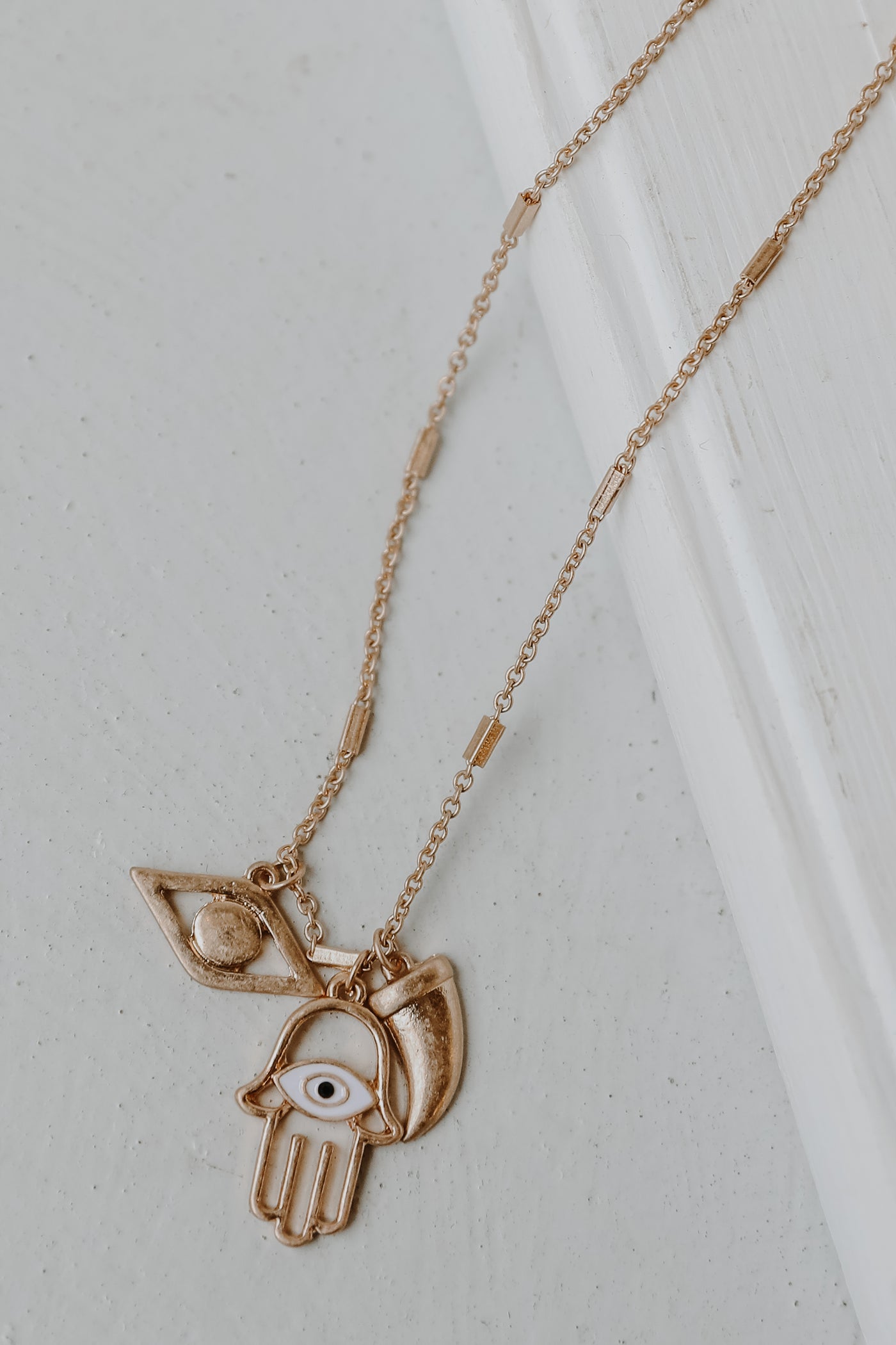 Gold Charm Necklace from dress up