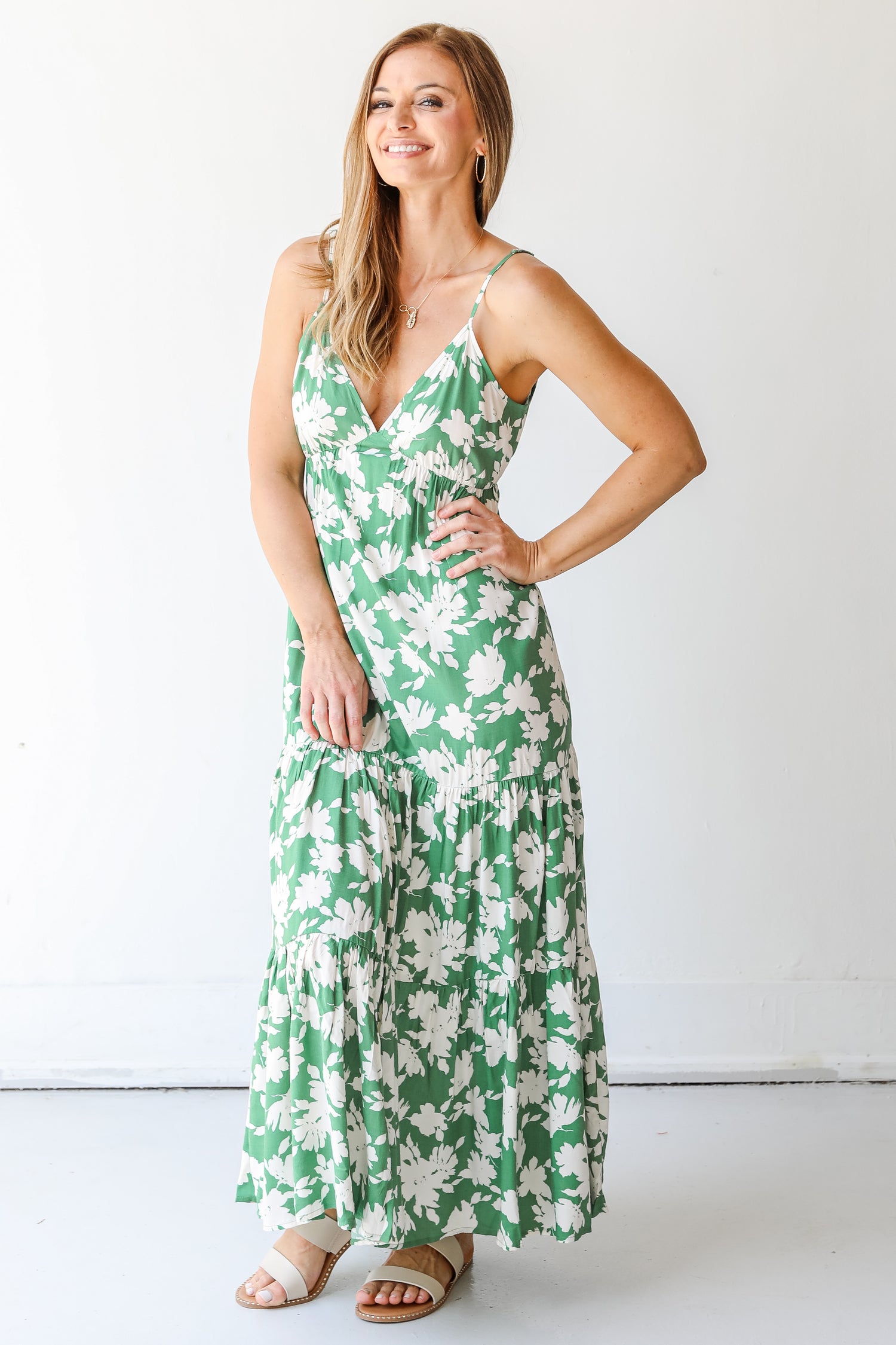 Floral Maxi Dress side view