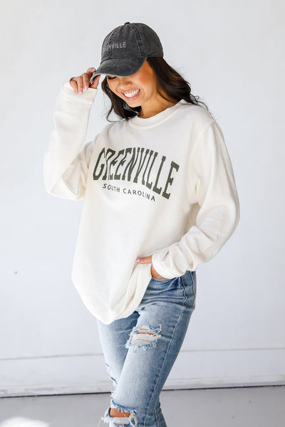 Greenville Corded Pullover side view