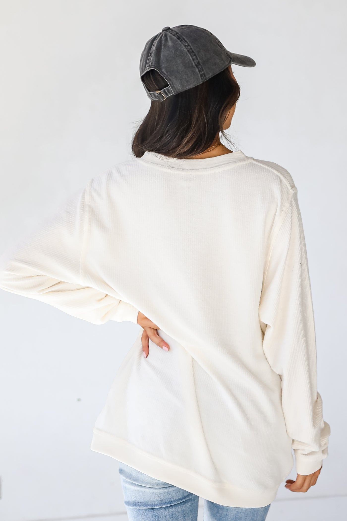 Greenville Corded Pullover back view