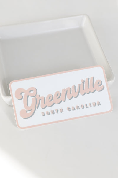 Greenville South Carolina Sticker from dress up
