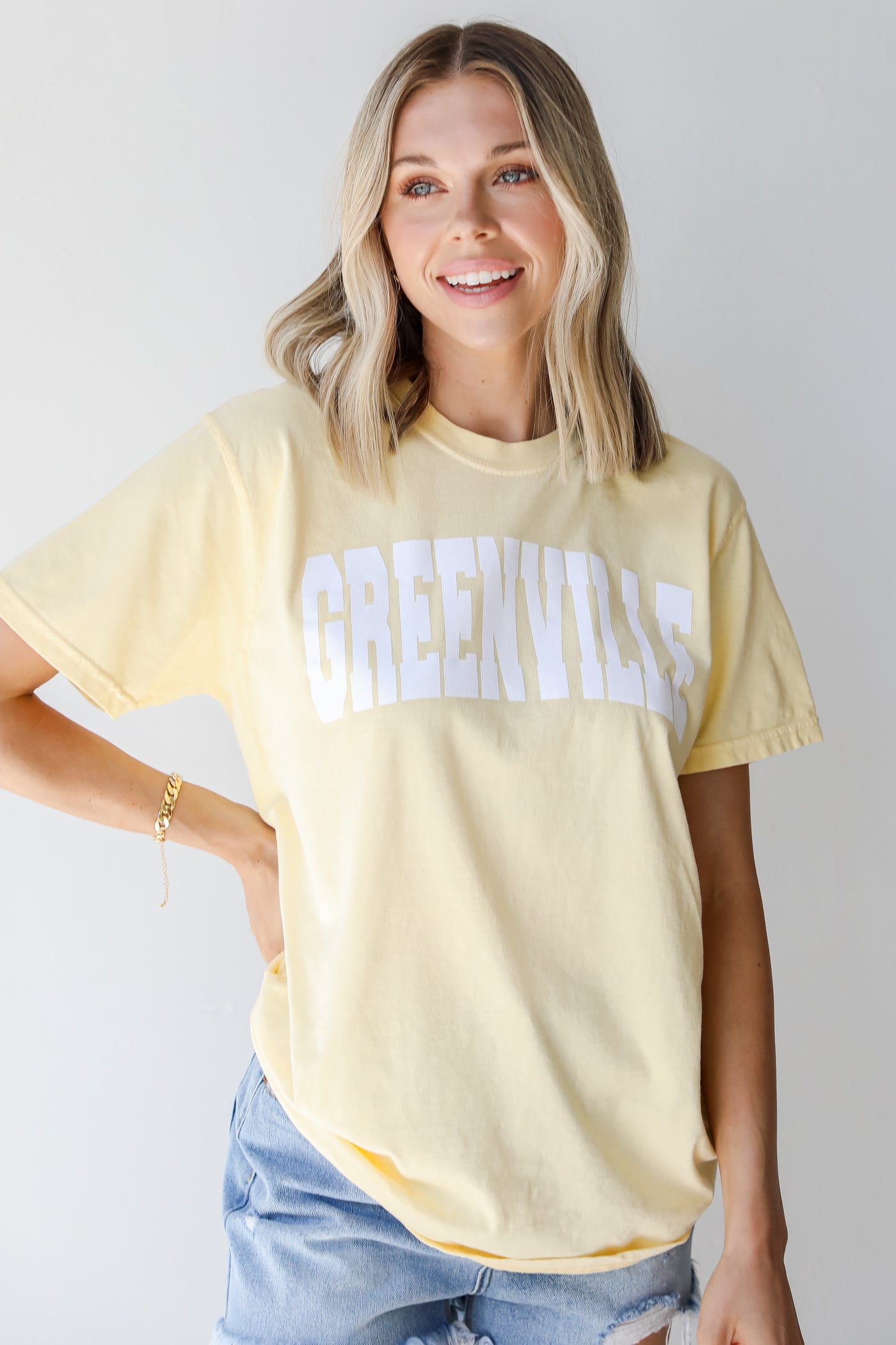 Yellow Greenville Tee from dress up