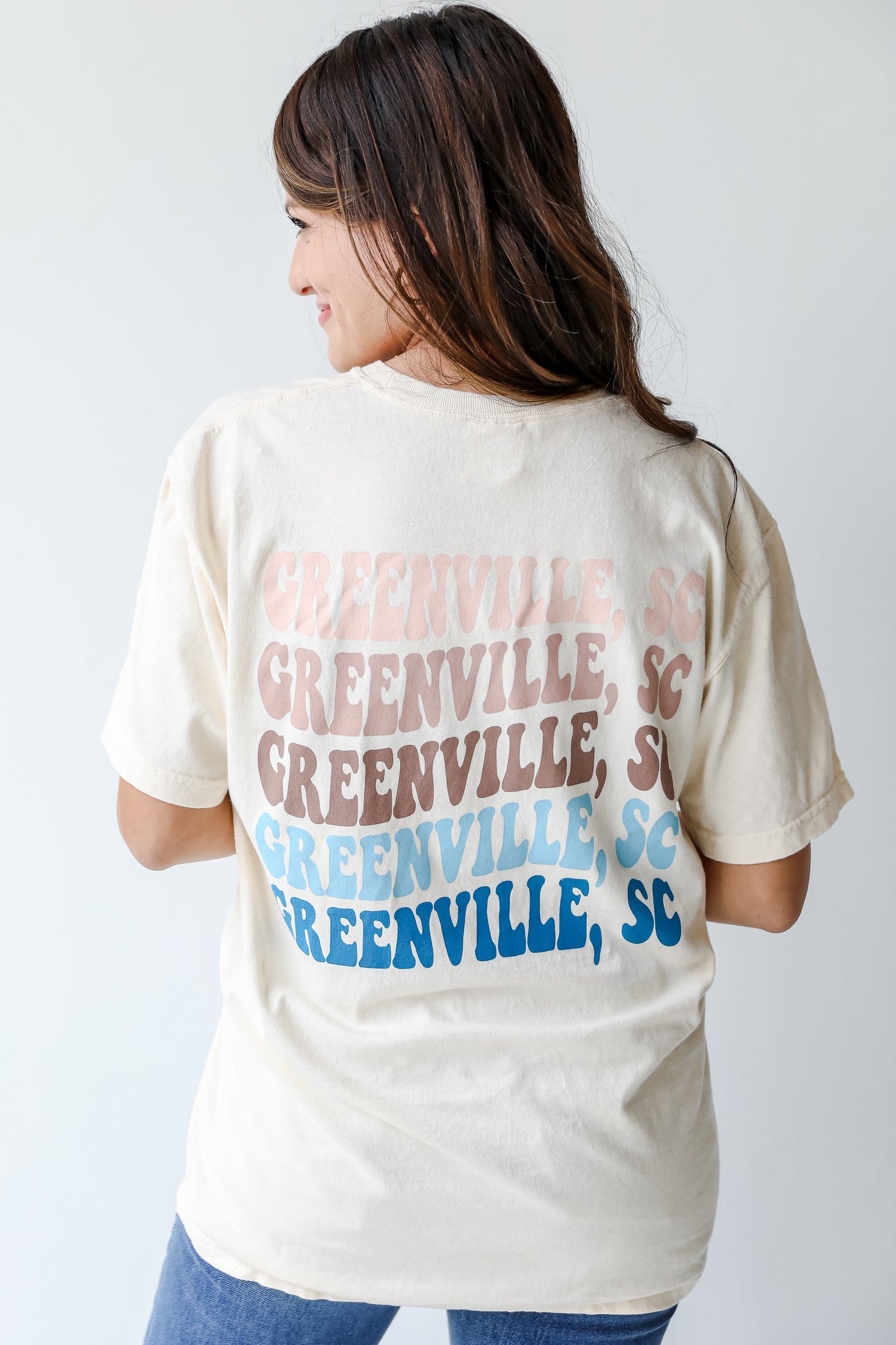 Ivory Greenville South Carolina Tee back view