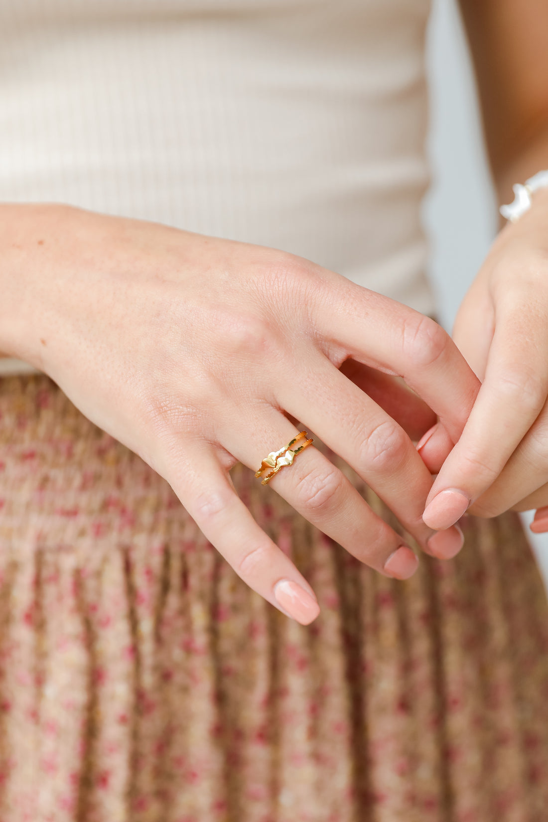 Gold Heart Ring