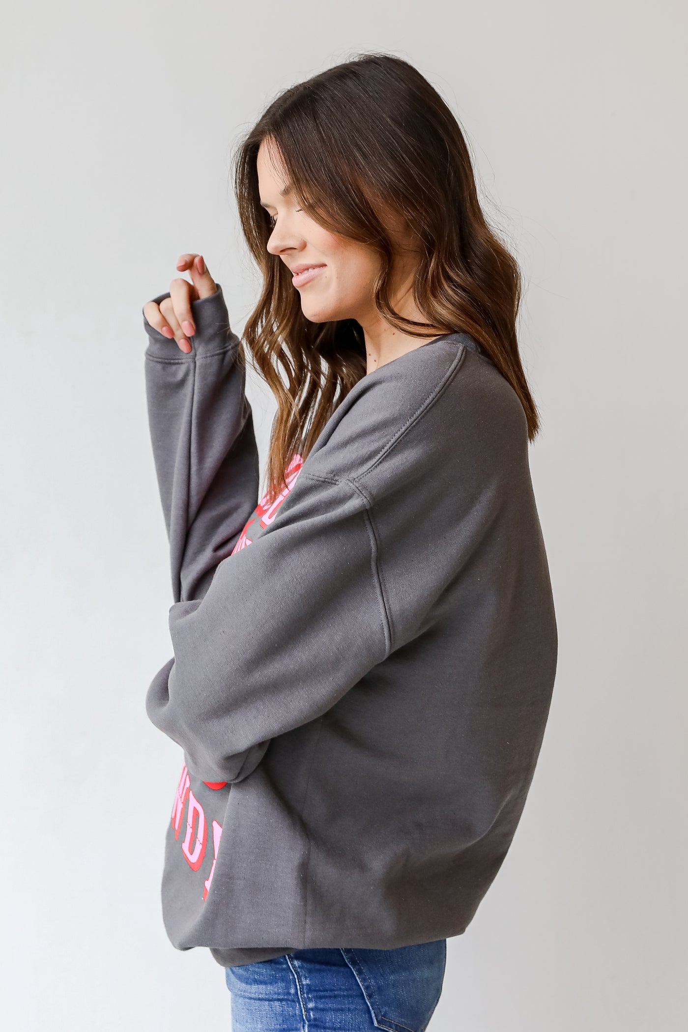 Howdy Oversized Pullover side view
