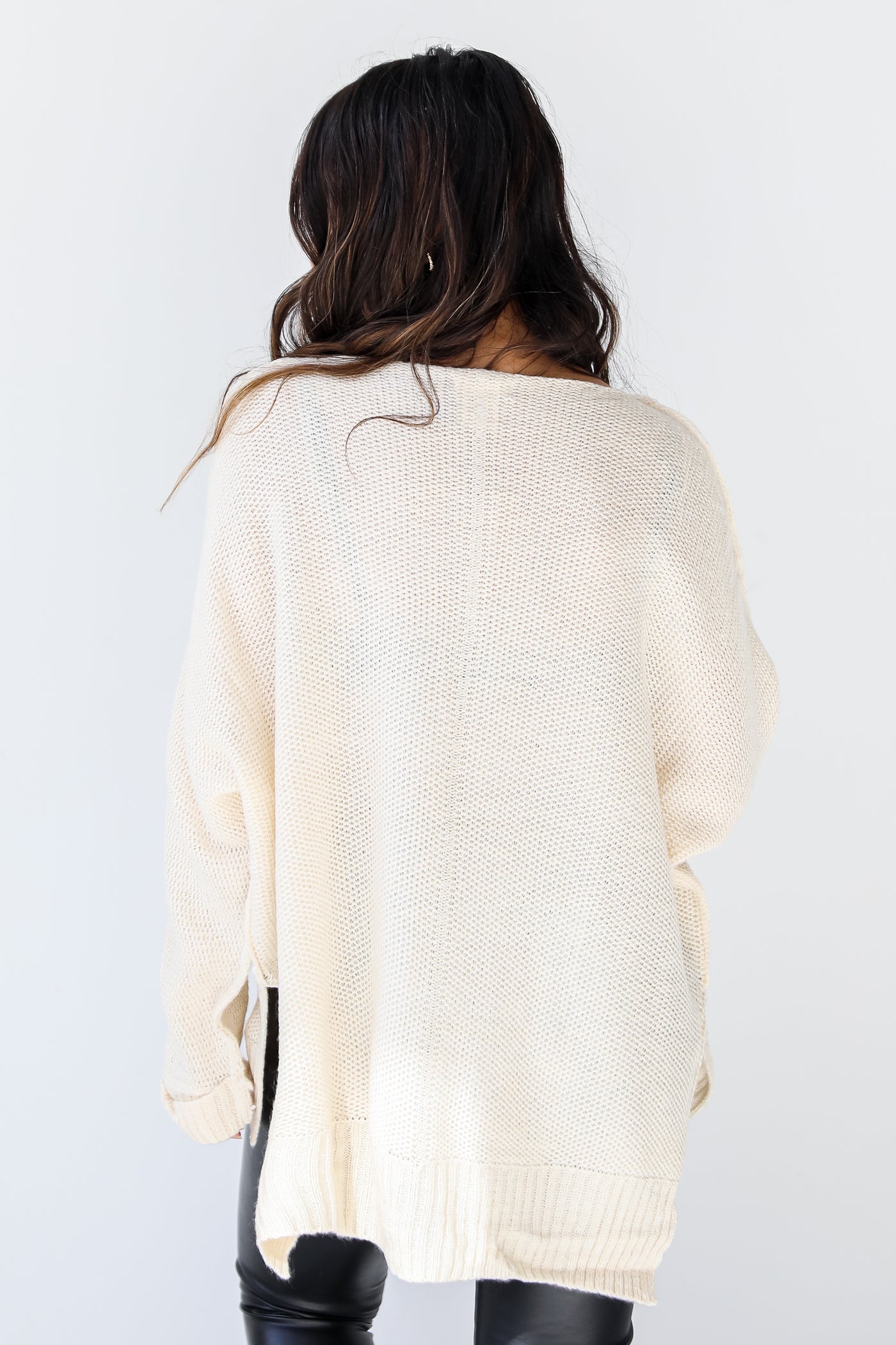 ivory Sweater back view