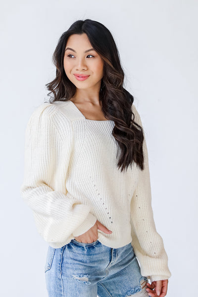 Sweater side view