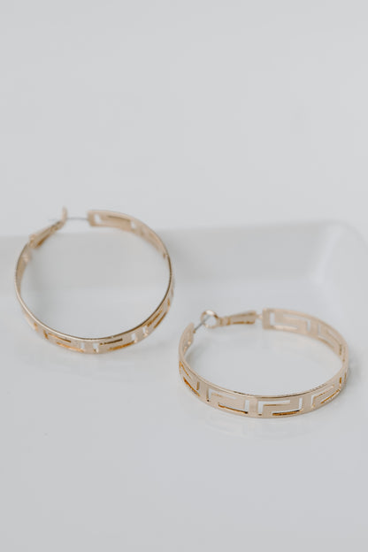 Gold Hoop Earrings from dress up