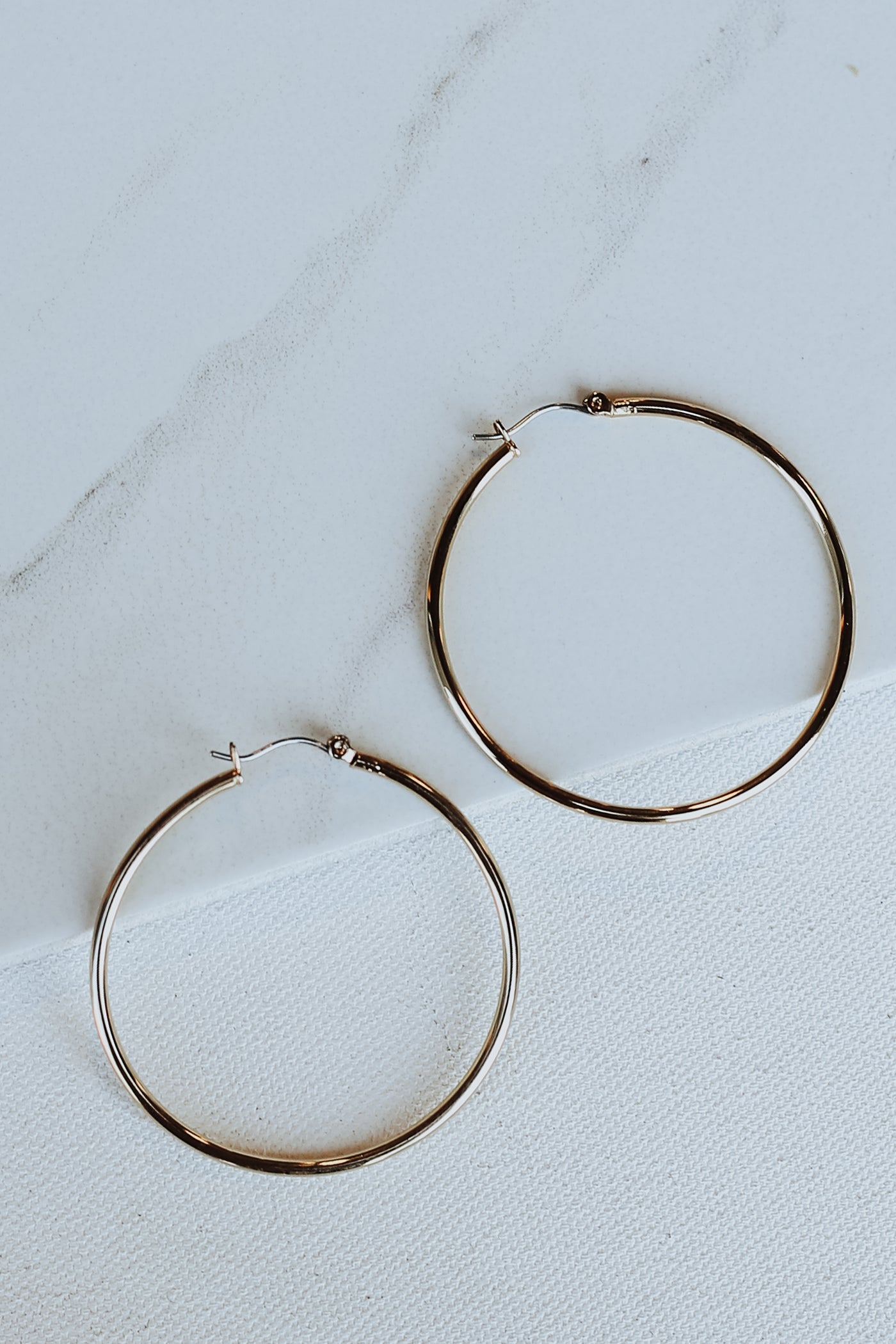 Gold Small Hoop Earrings from dress up