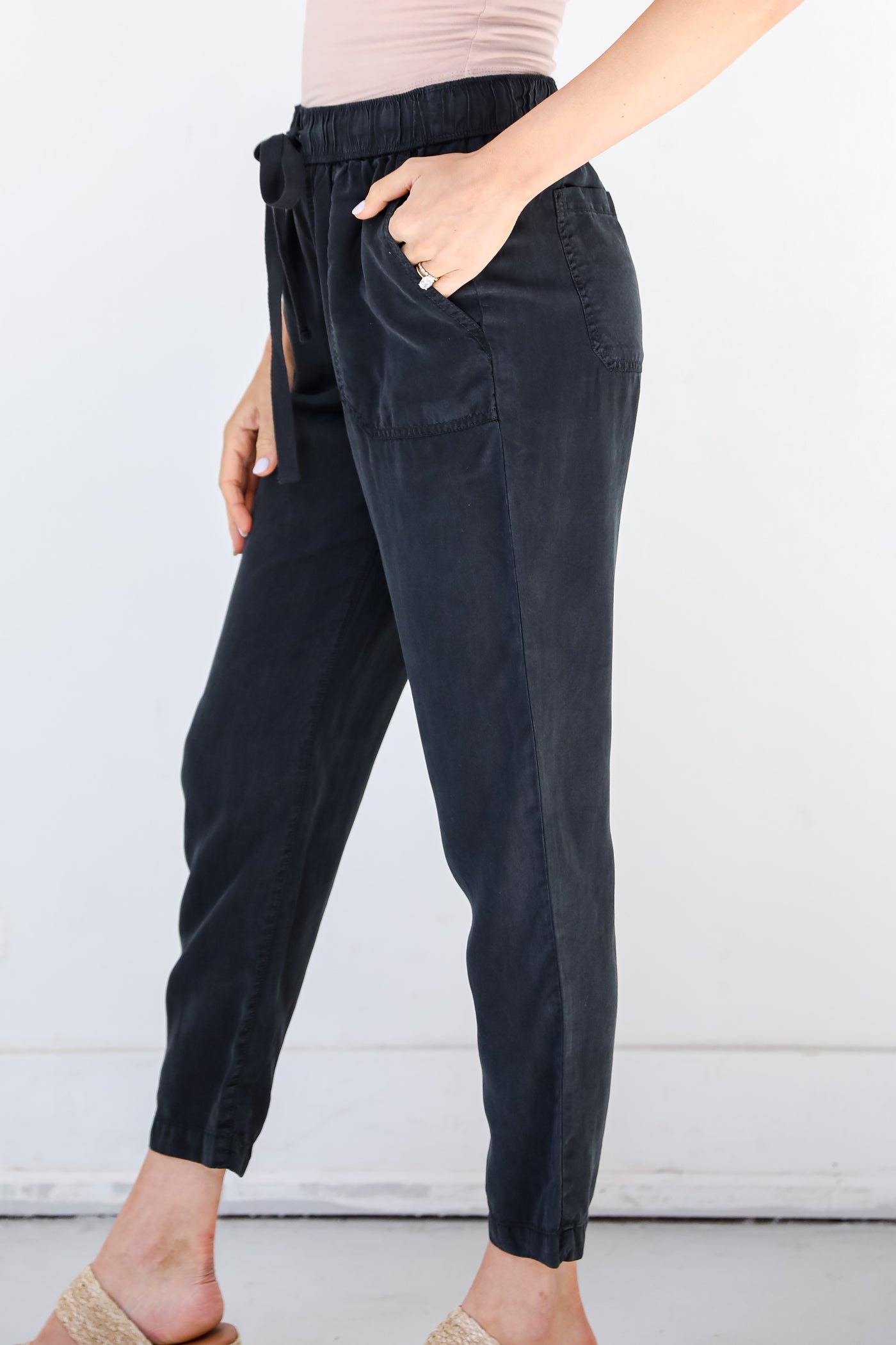 charcoal Pants side view