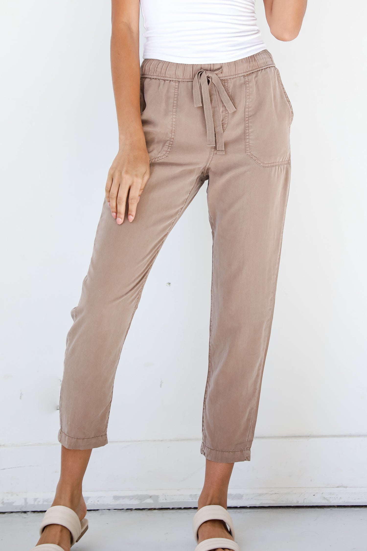 mocha Pants front view