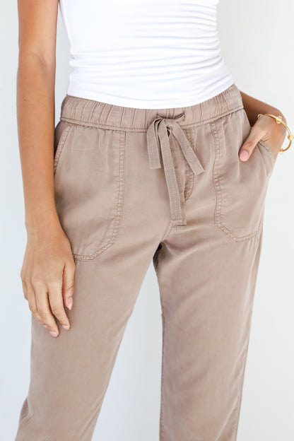 mocha Pants close up