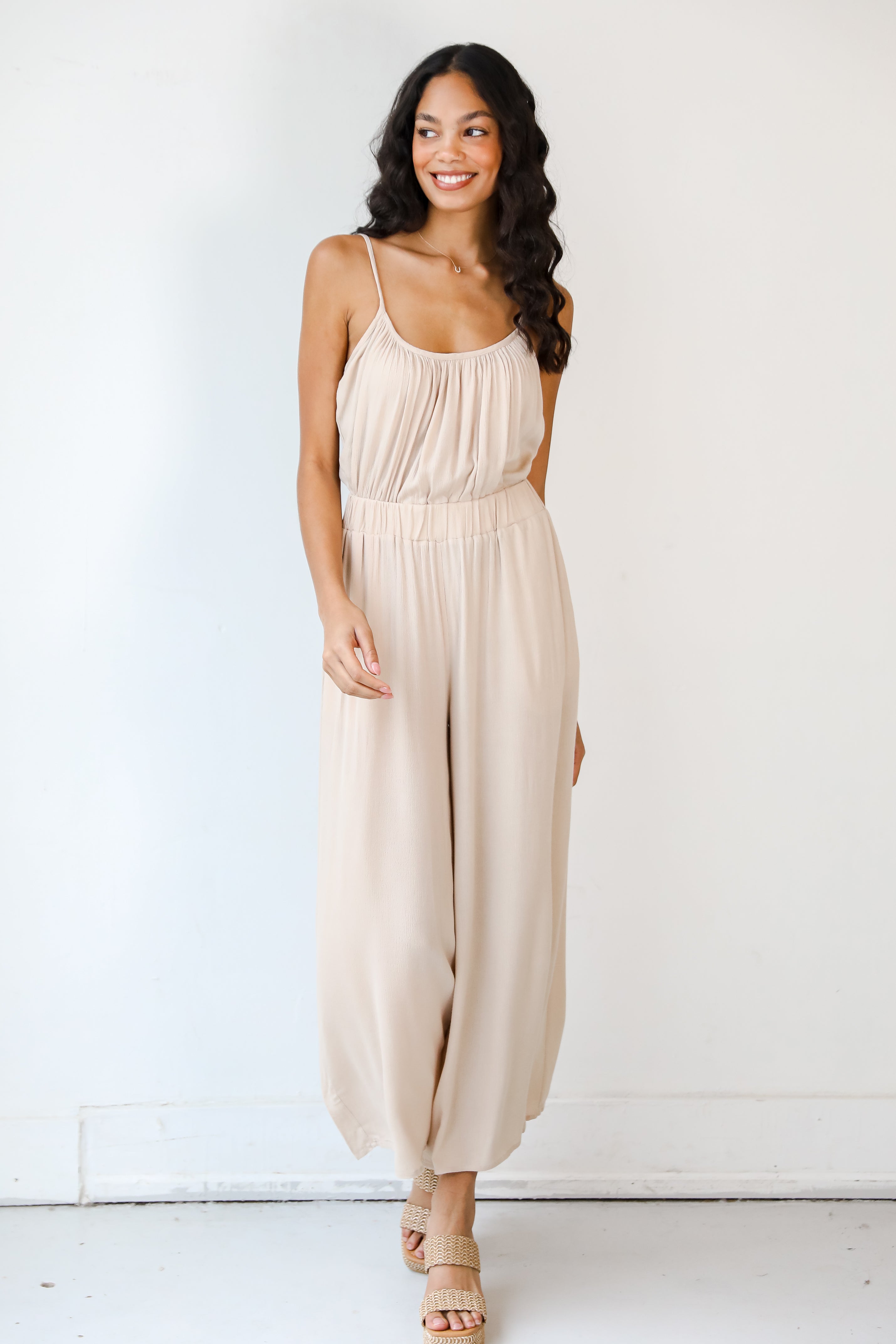 taupe Jumpsuit