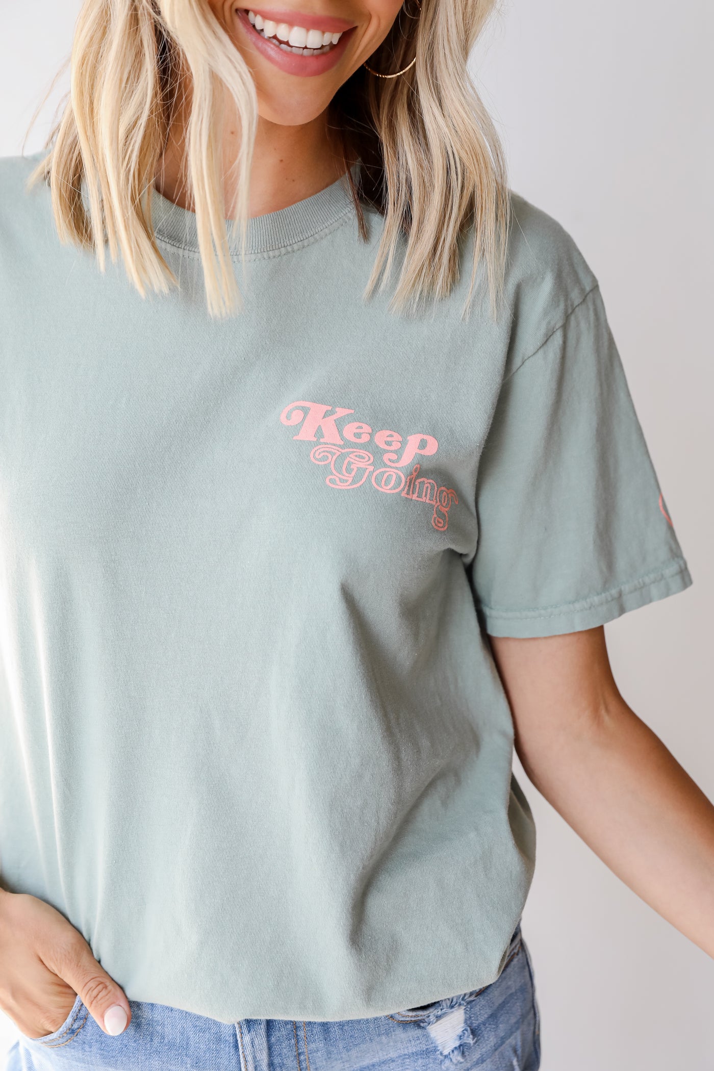 Keep Going Graphic Tee from dress up