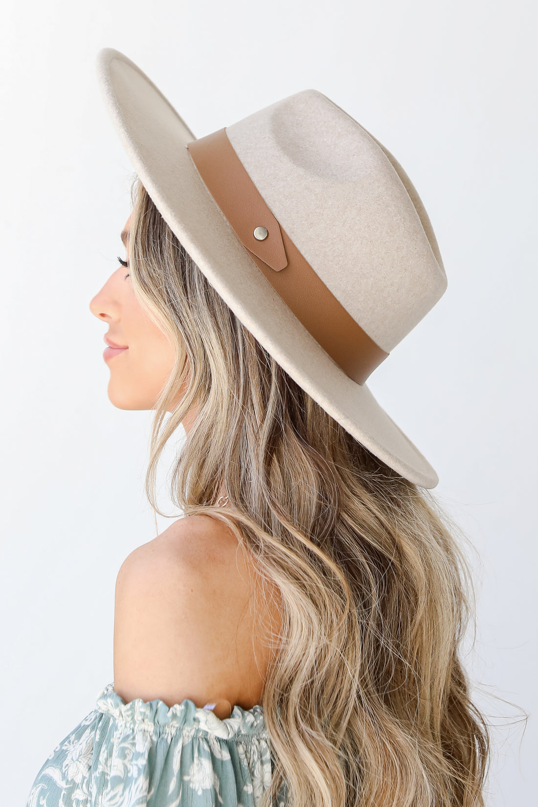 Wide Brim Fedora Hat from dress up