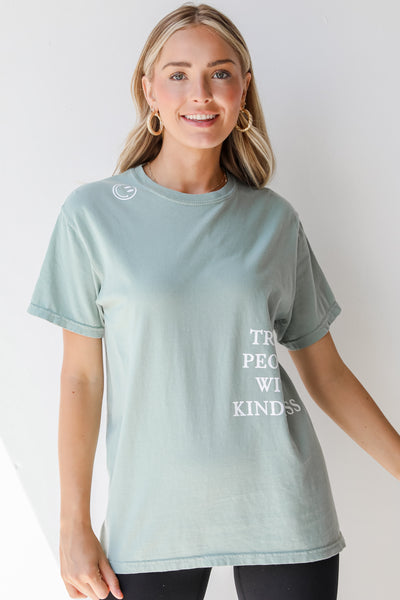 Treat People With Kindness Graphic Tee front view
