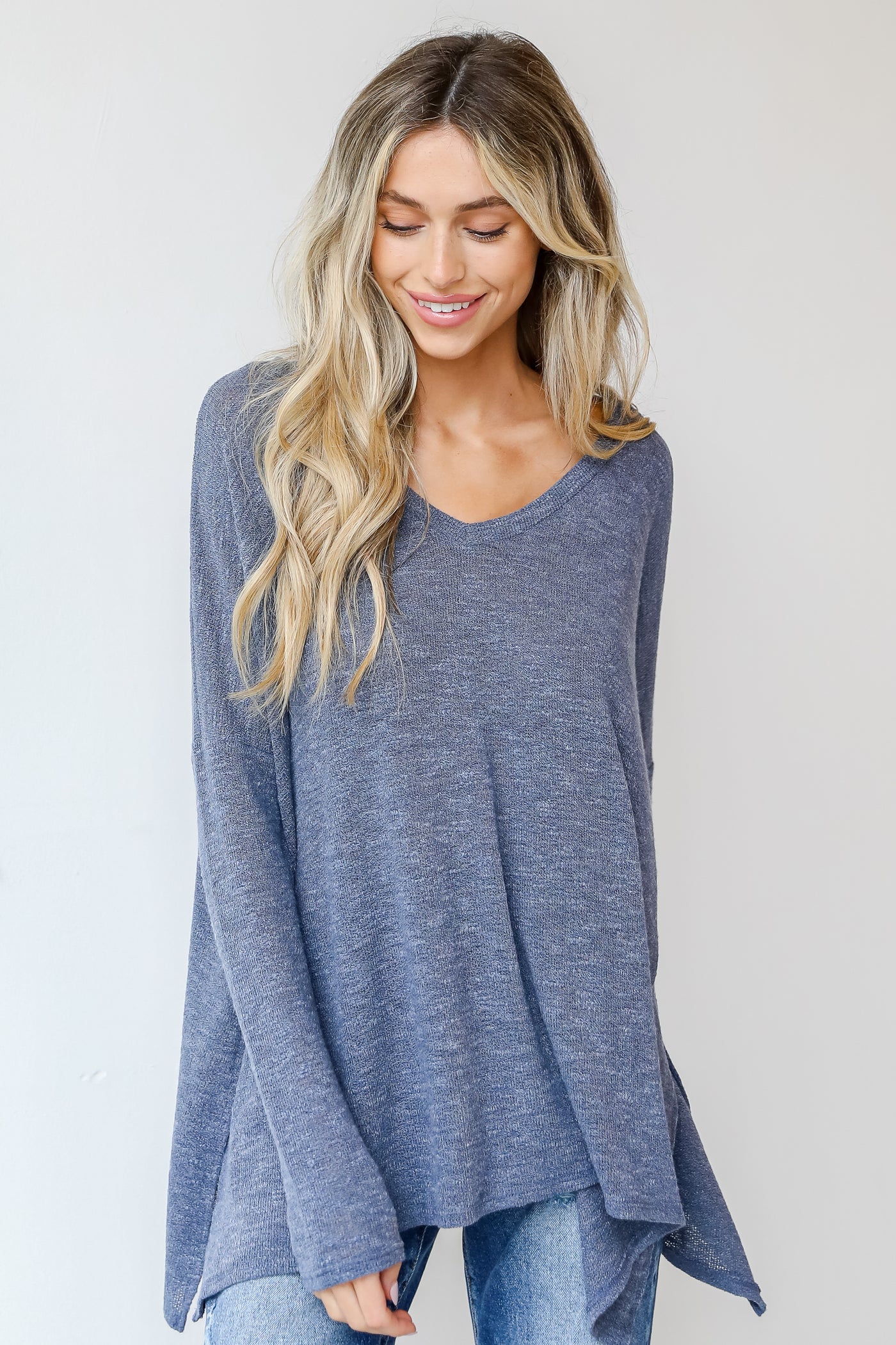 Set The Mood Oversized Knit Top