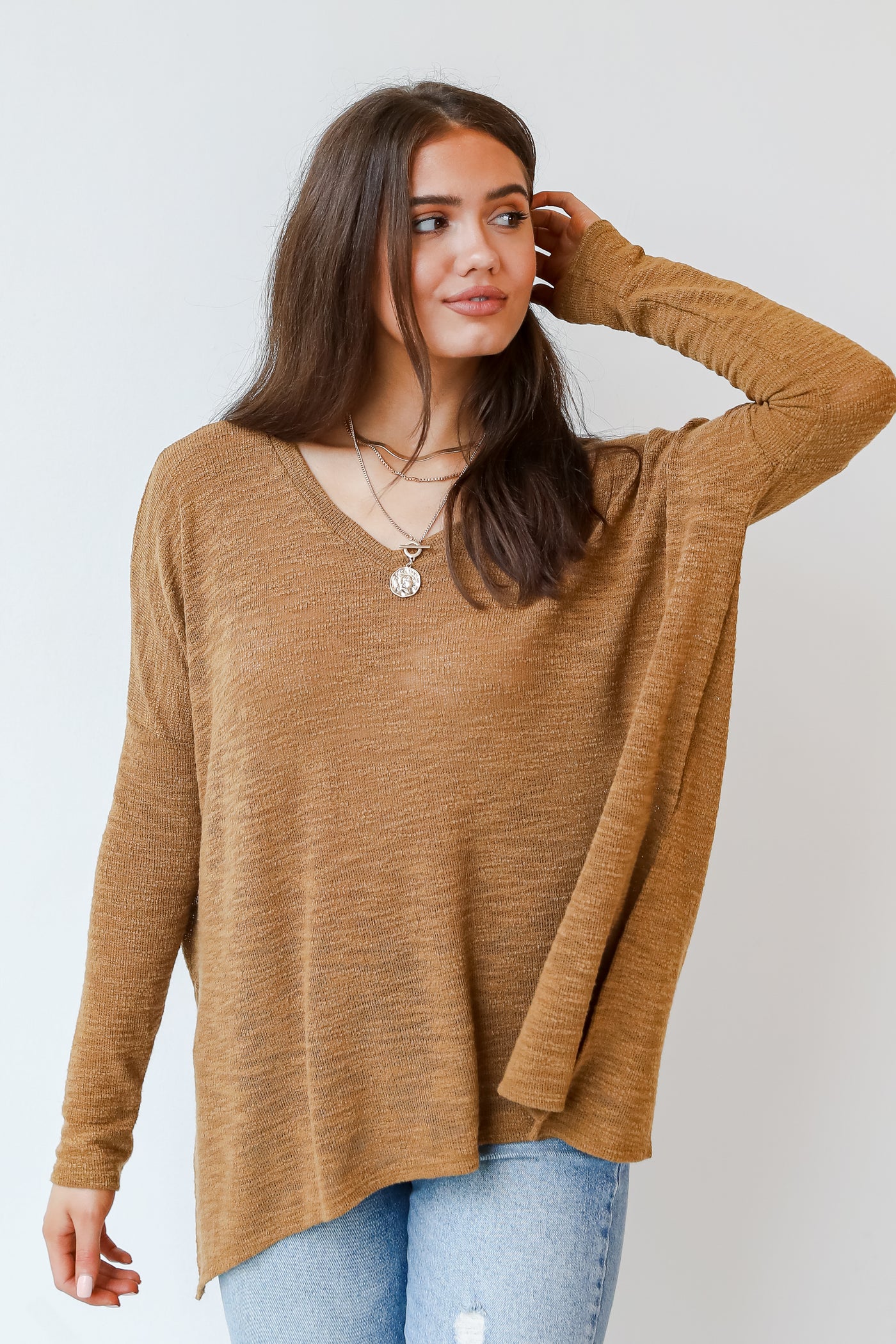 Set The Mood Oversized Knit Top