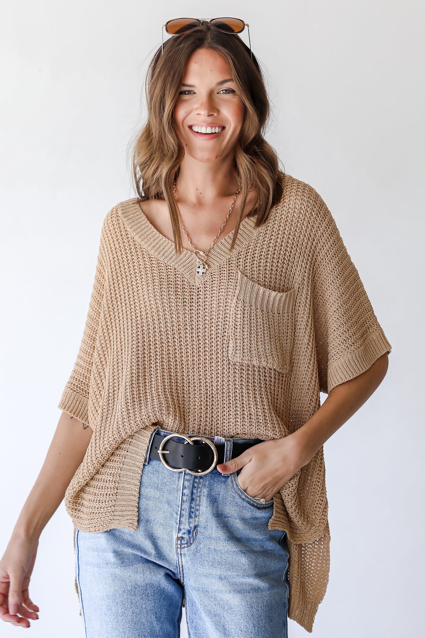FINAL SALE - Loving Arms Loose Knit Sweater