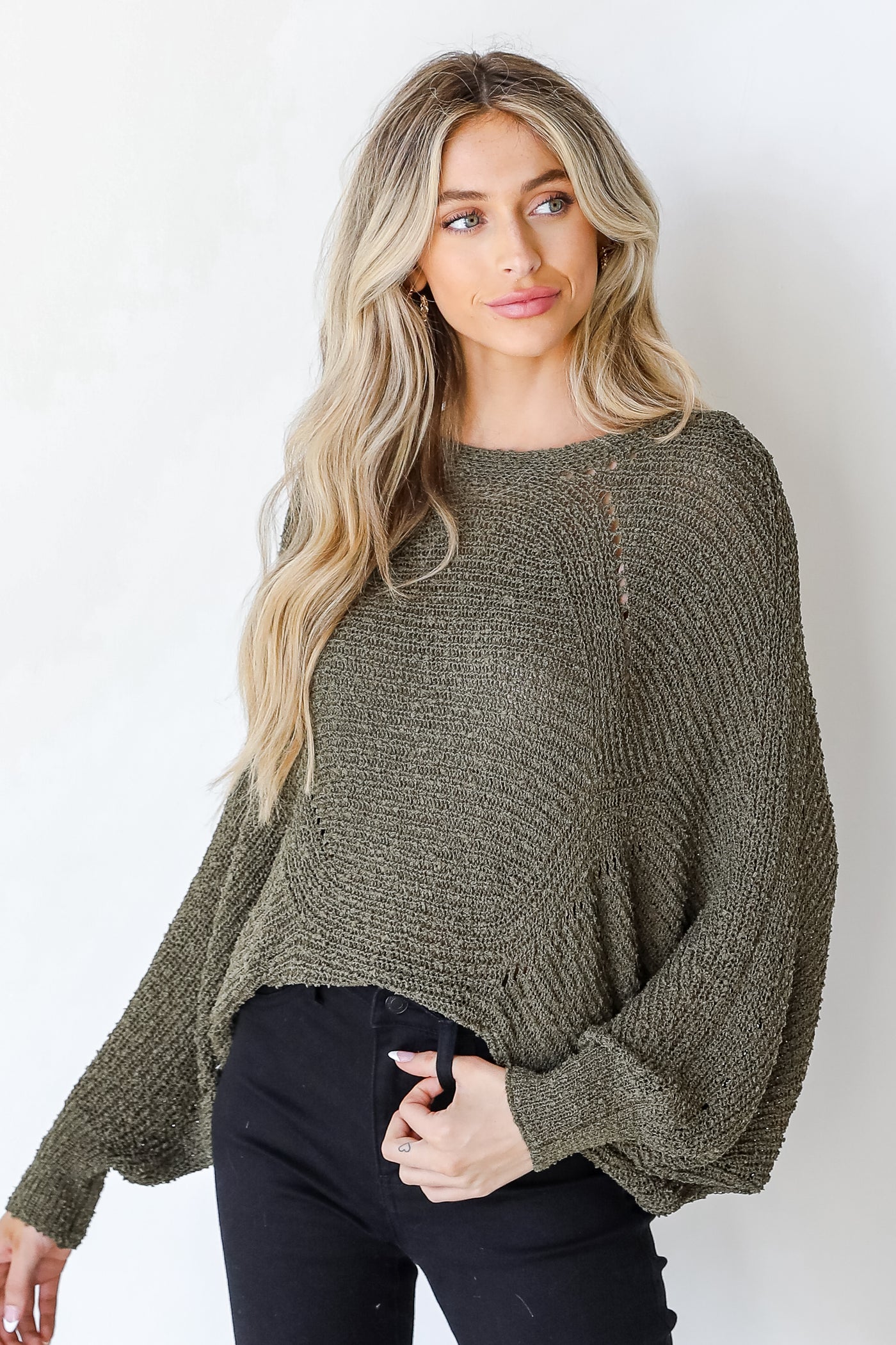 Sweater in olive