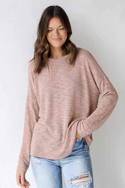 Knit Top in blush