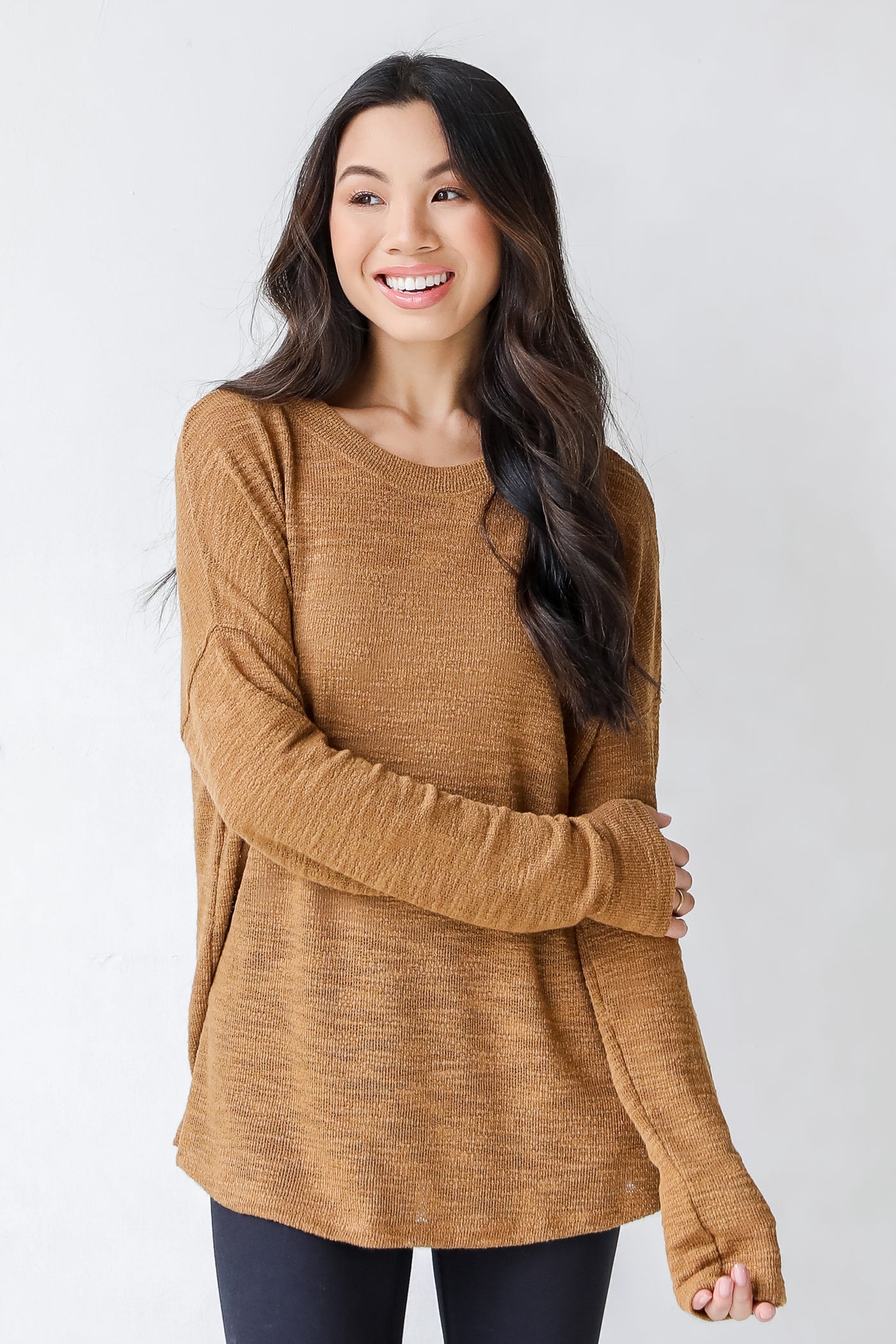 Knit Top in camel