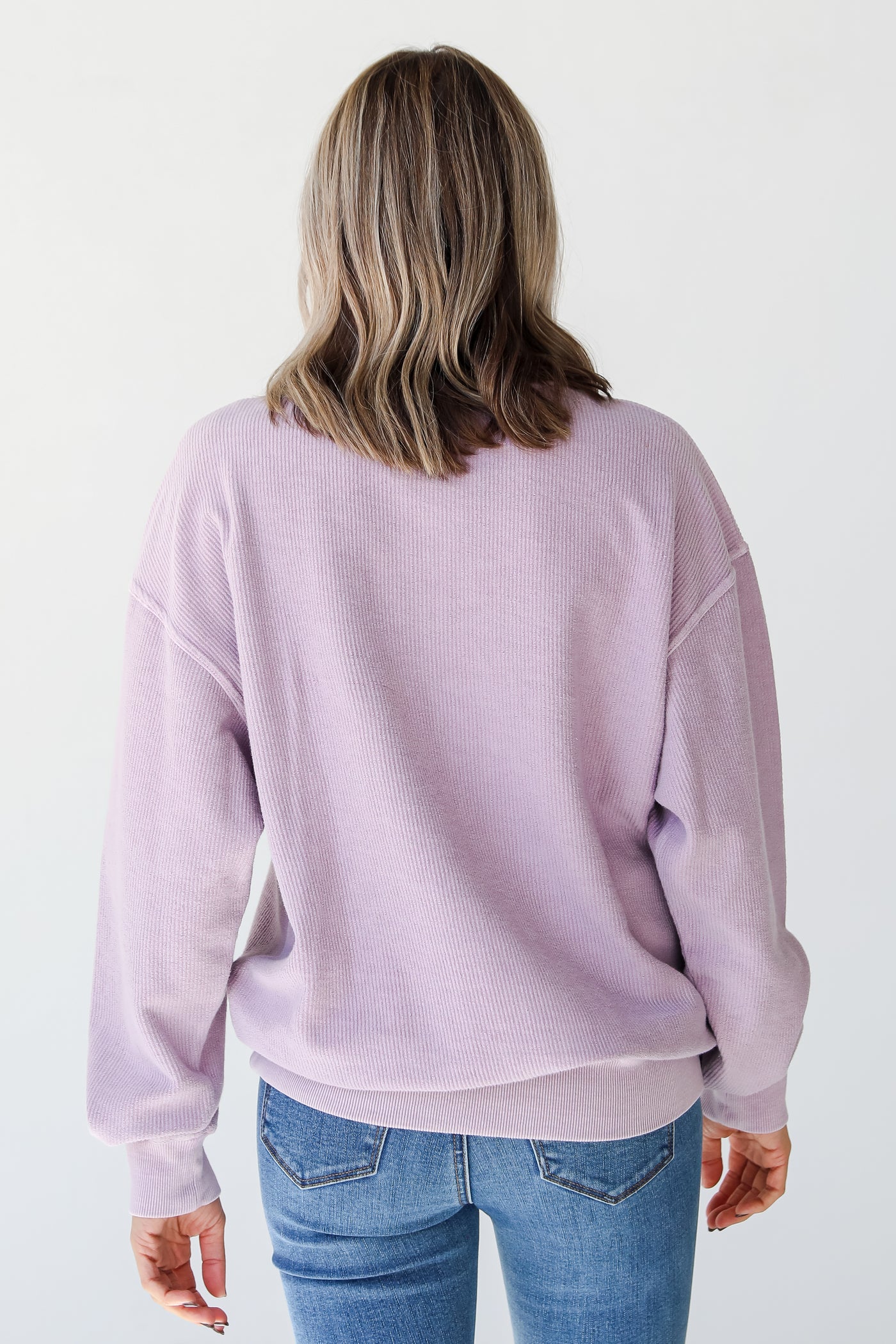 Let's Go Girls Corded Pullover back view