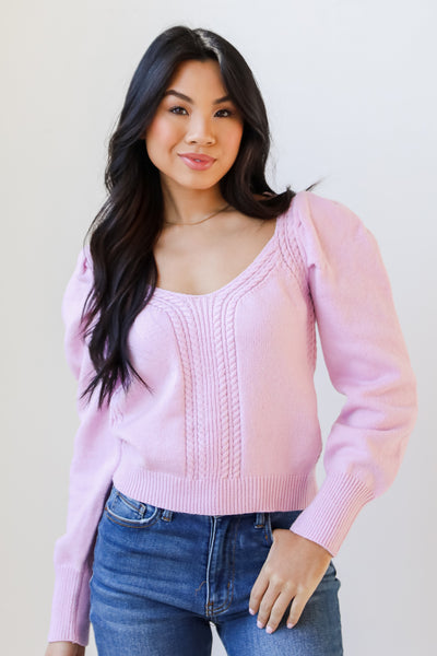 pink Sweater