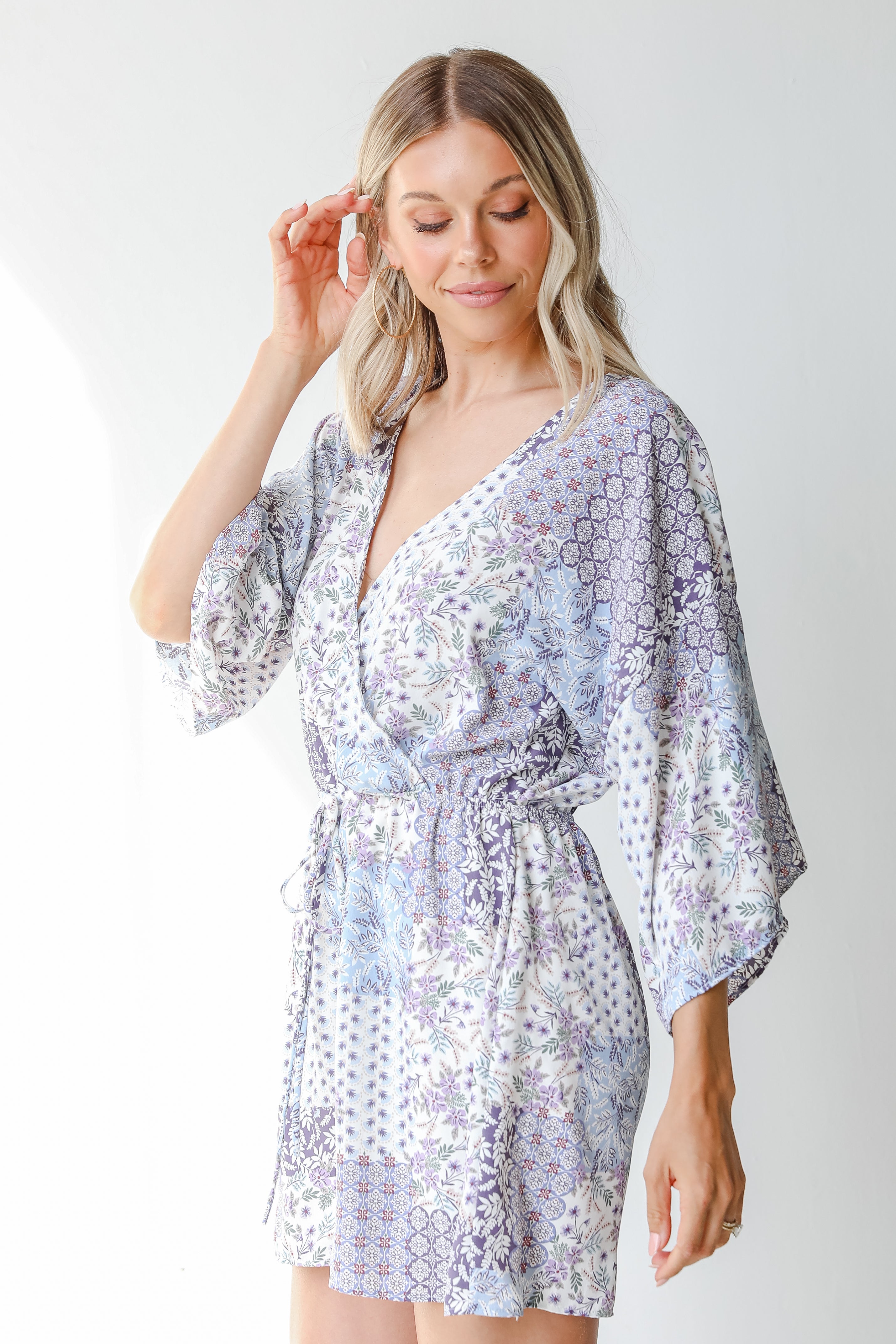 Floral Romper side view