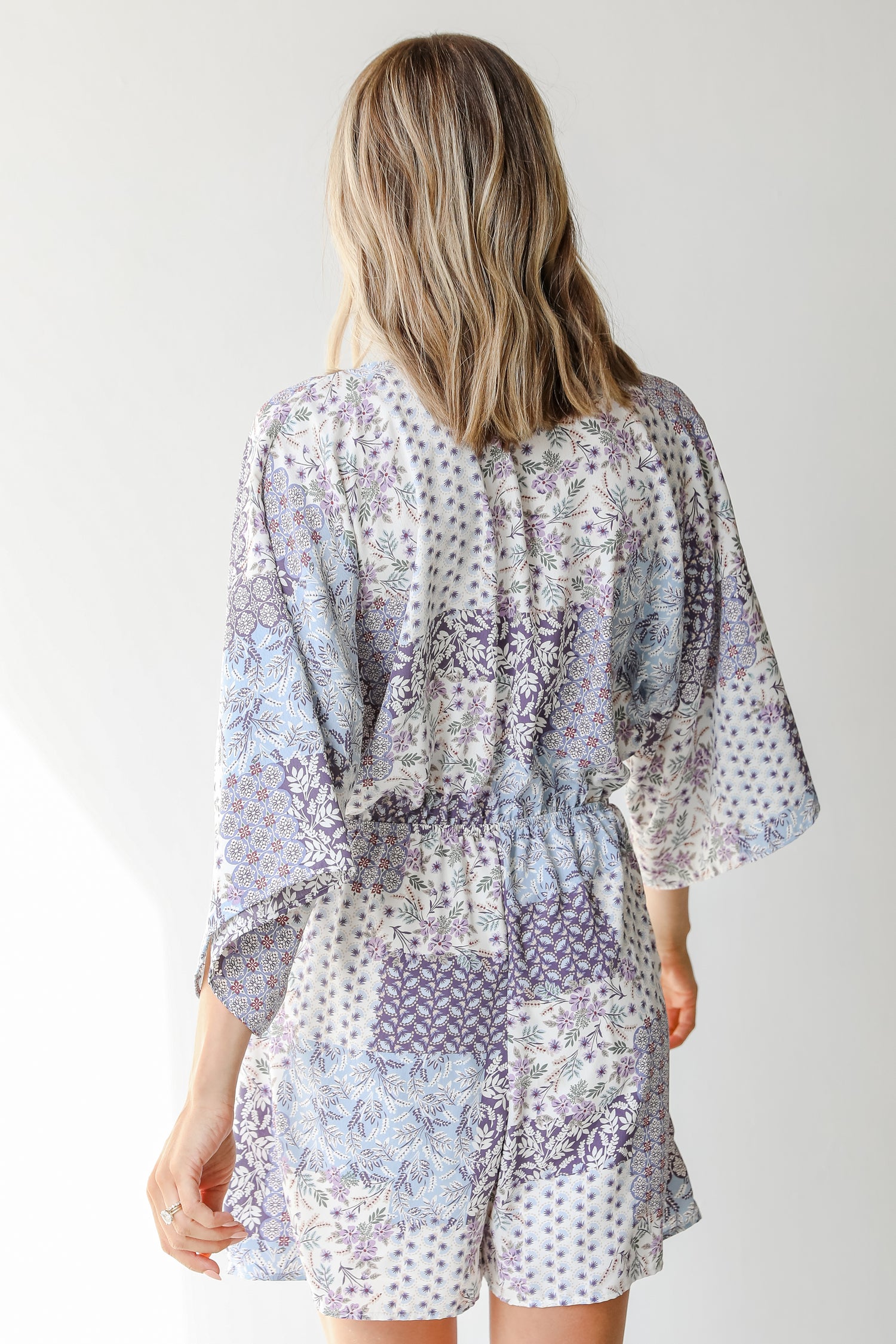 Floral Romper back view
